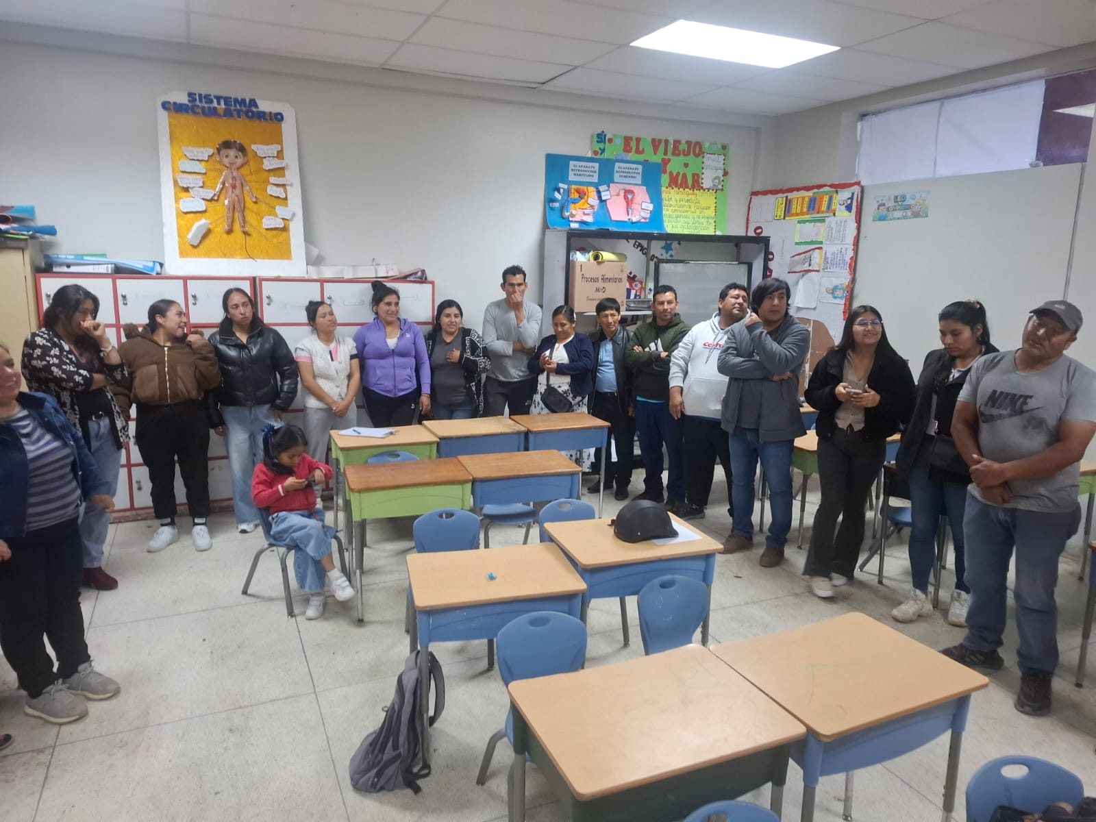 Dinámica de padres de familia en el área de Psicología