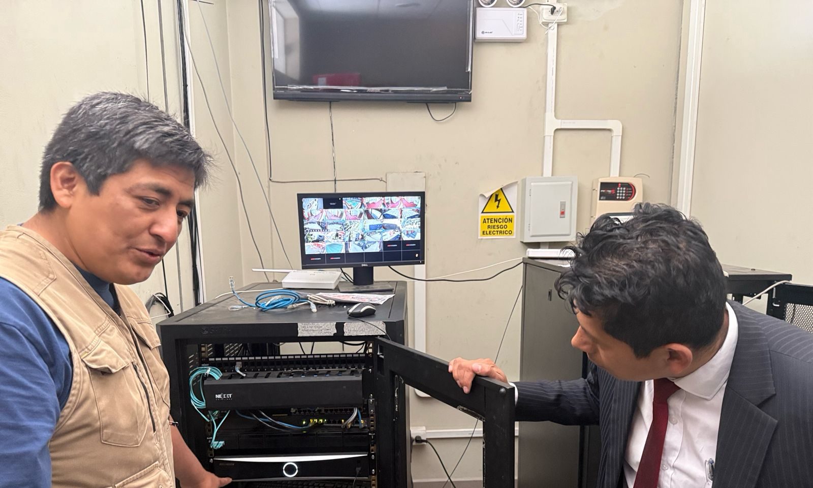Verificación de la central de cámaras de videovigilancia
